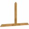 Ekena Millwork Portland Rough Sawn Timber Gable Bracket, Western Red Cedar, 72"W x 42"H x 2"D x 4"F, 14/12 Pitch GBW072X42X0204POR00RWR - alternate 4